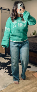 Floral Sweater
