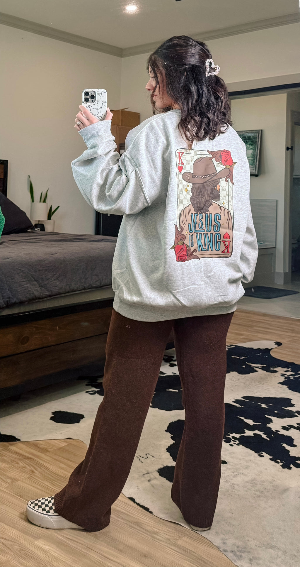 JESUS IS KING Sweatshirt