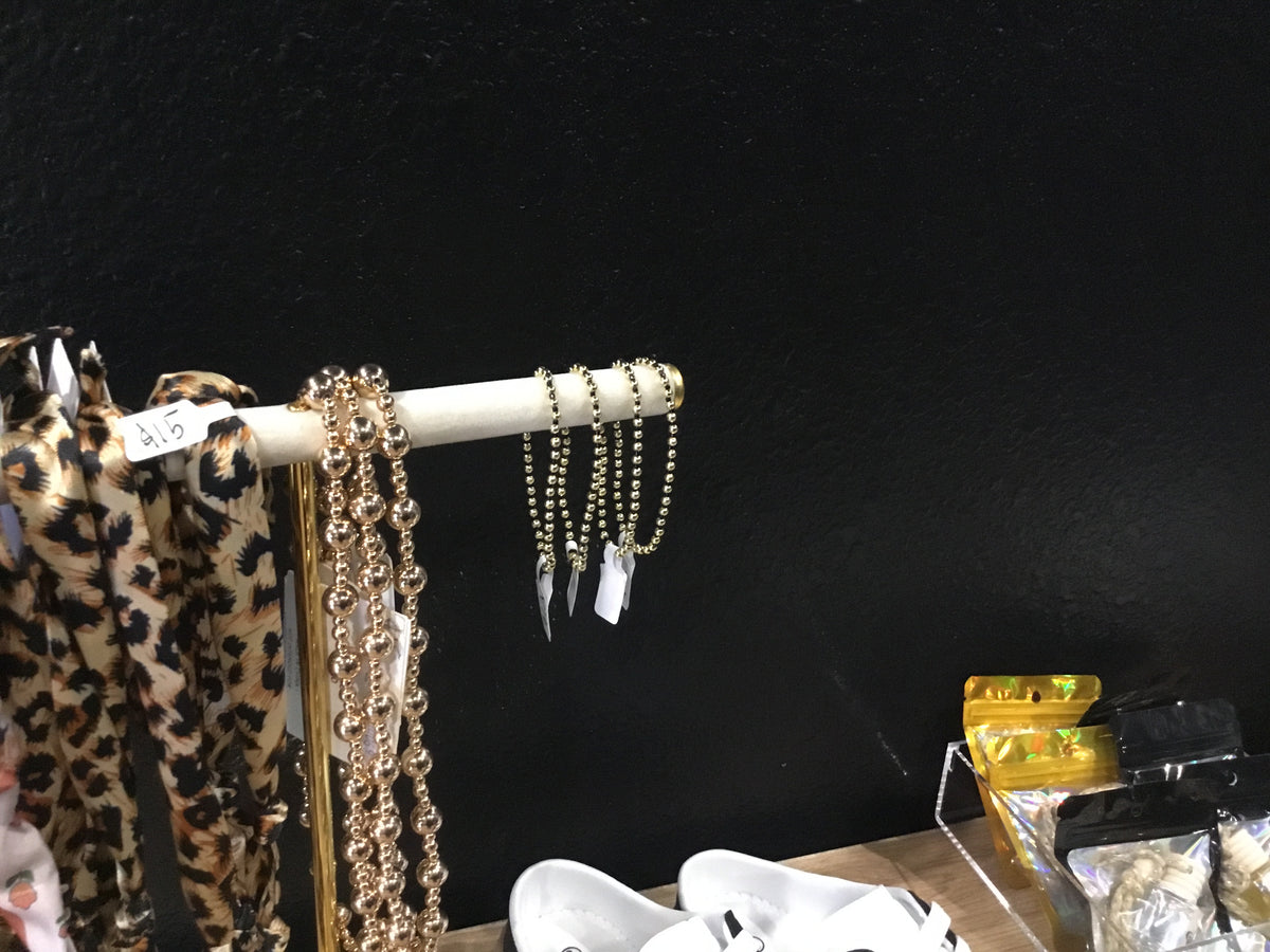 Mini Black & Gold Bubble Bracelet