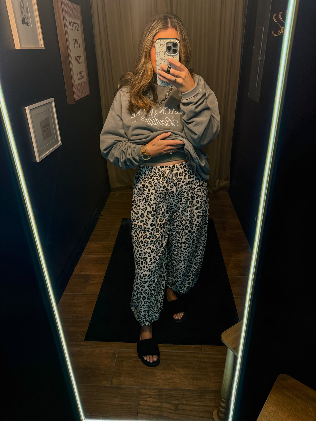 Leopard Baggy Harem Pants