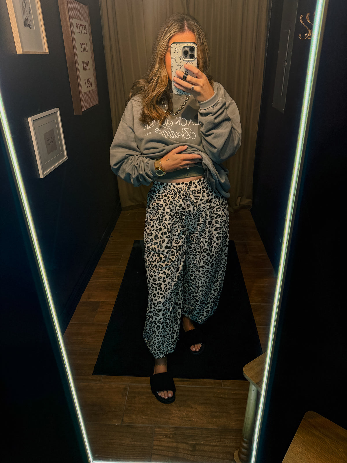 Leopard Baggy Harem Pants