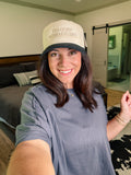 I'M NICER WHEN I'M TAN Embroidery Two-Toned Hat