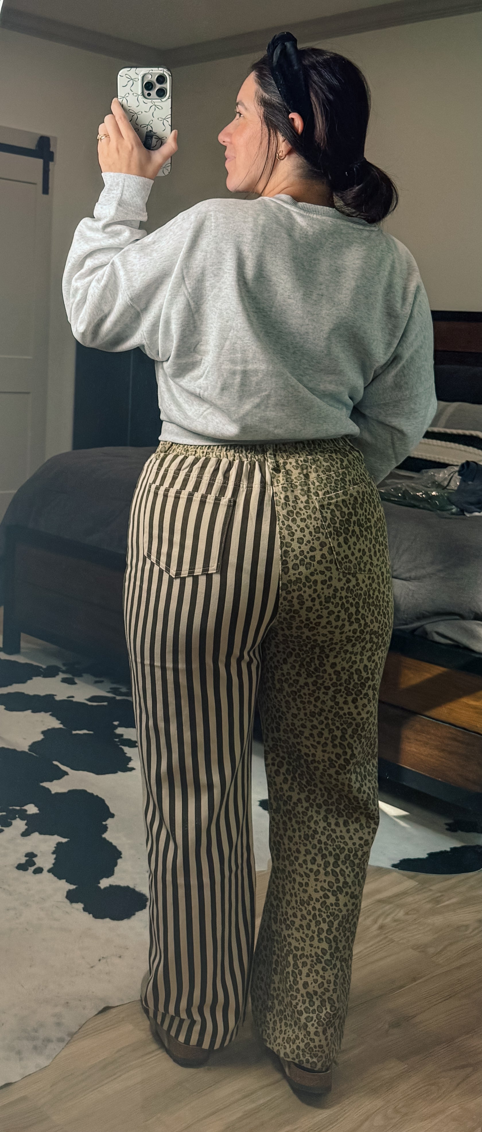 Leopard & Stripe Pants