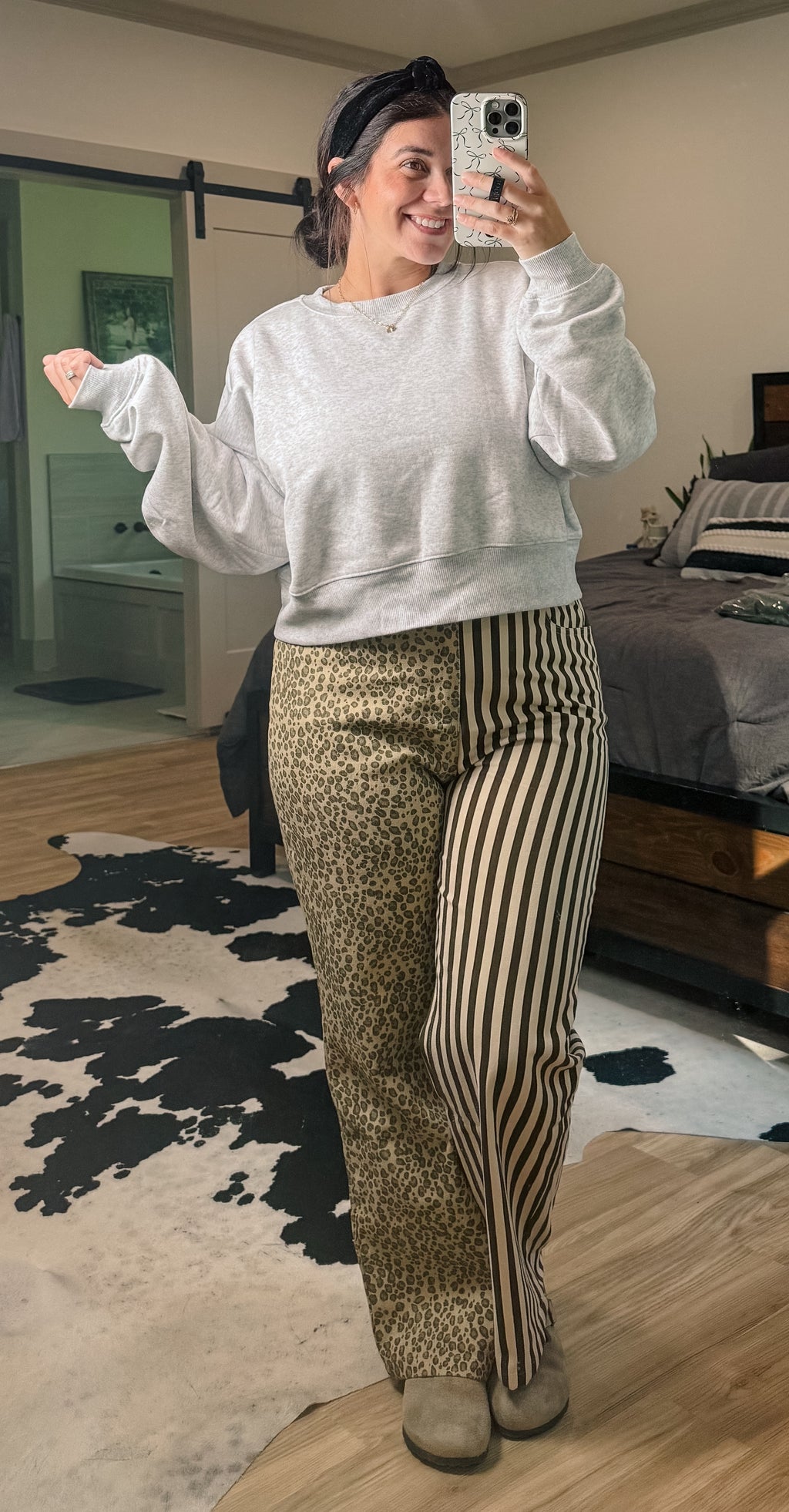 Leopard & Stripe Pants