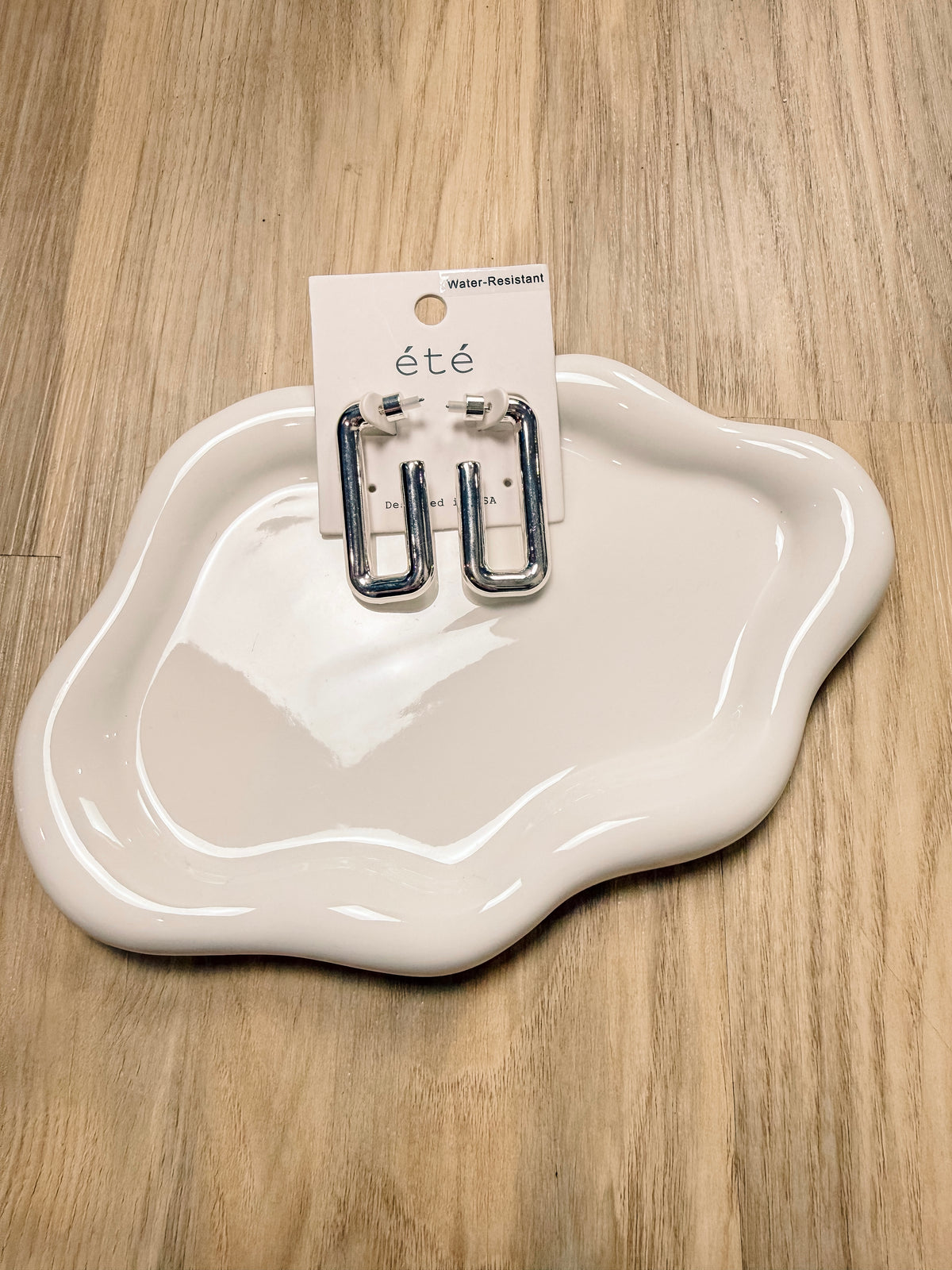 Rectangle Hoop Earrings