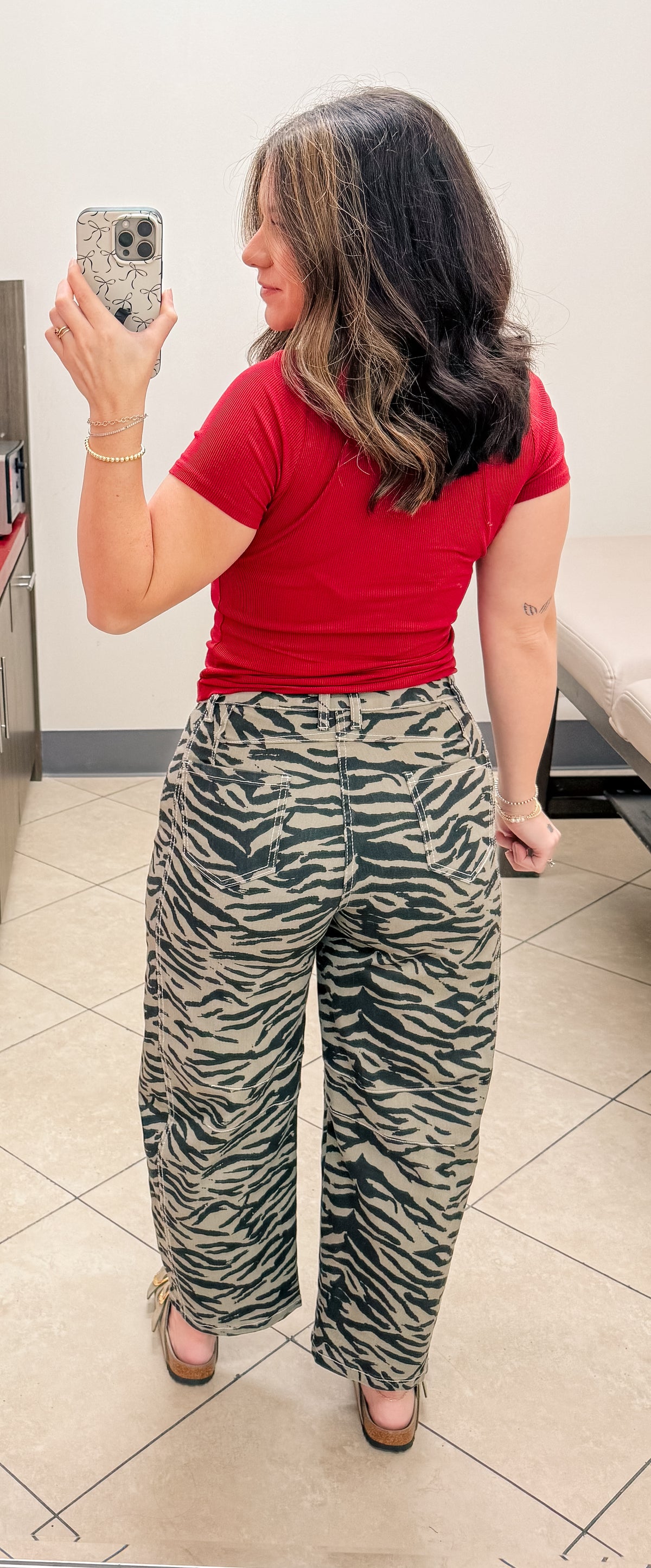 Zebra Barrel Jeans