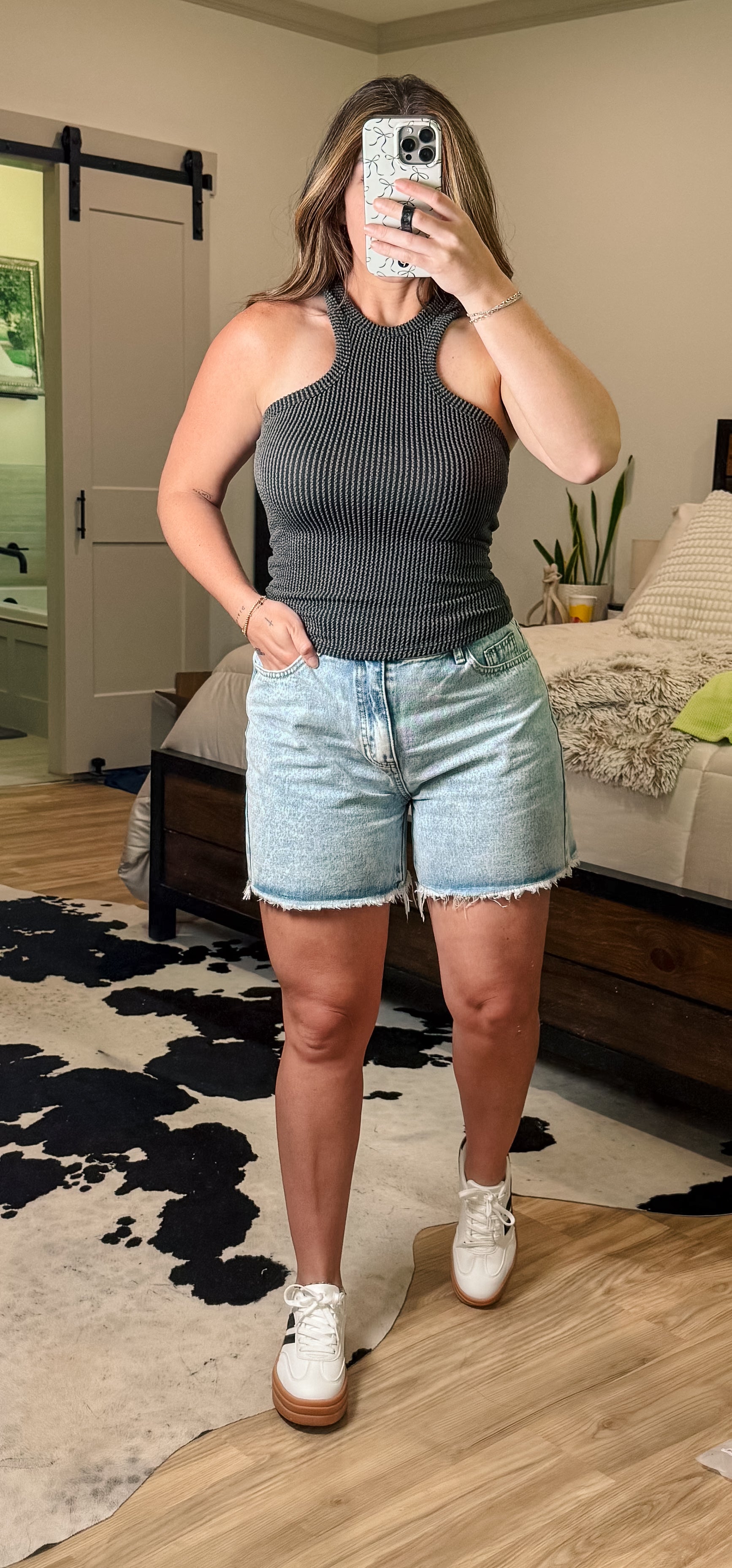 Racerback Ribbed Tank