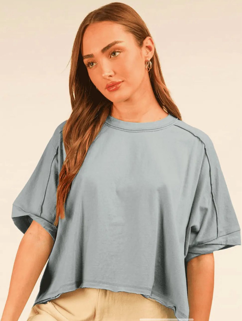 Crop Comfy Knit Top